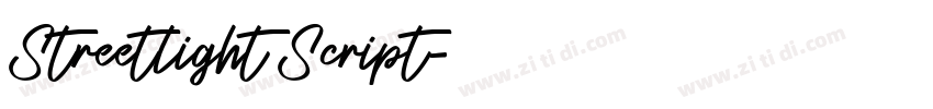 Streetlight Script字体转换